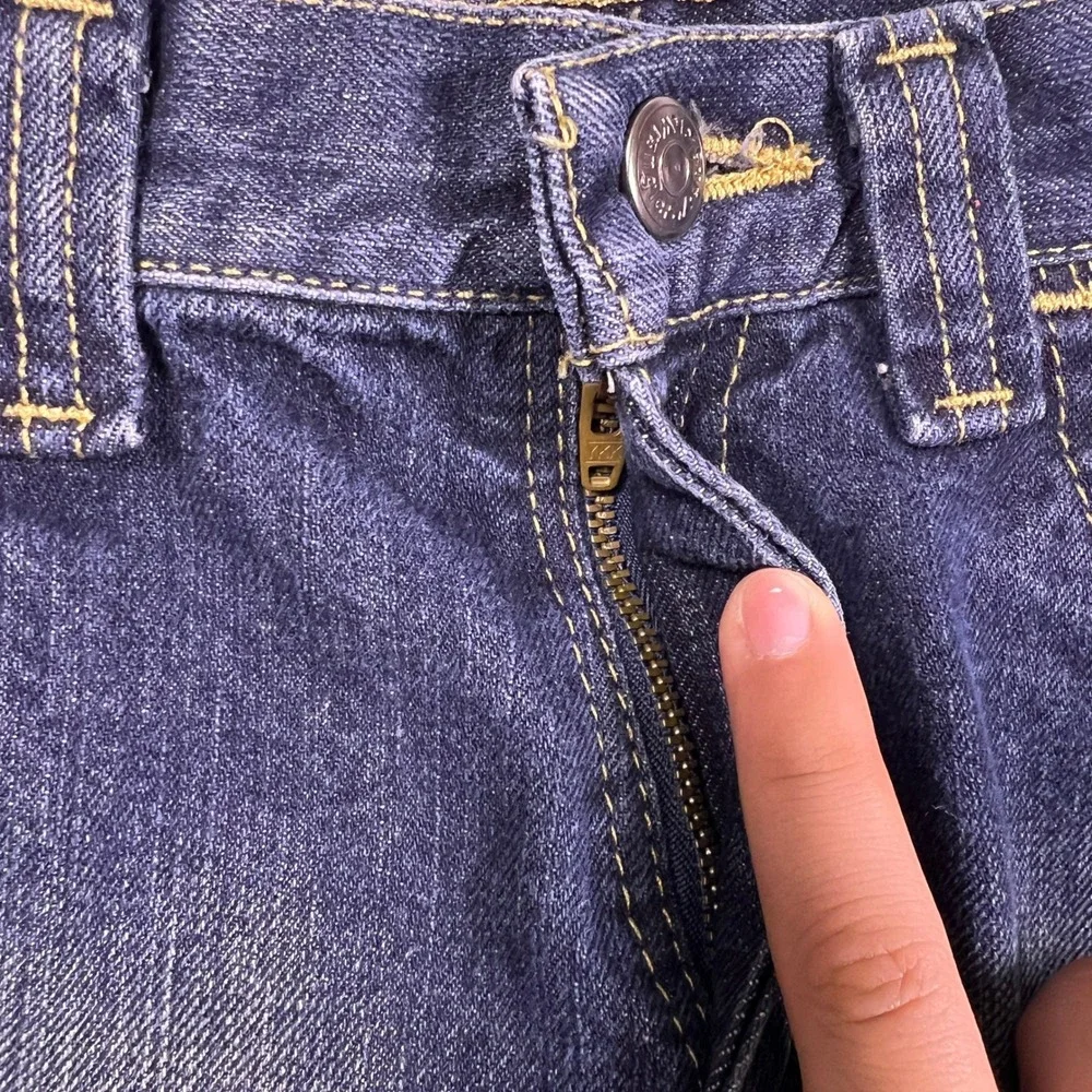 Wrangler Regular Fit Mid Rise Denim Shorts Boys Size 12 Blue‎ Cotton Blend